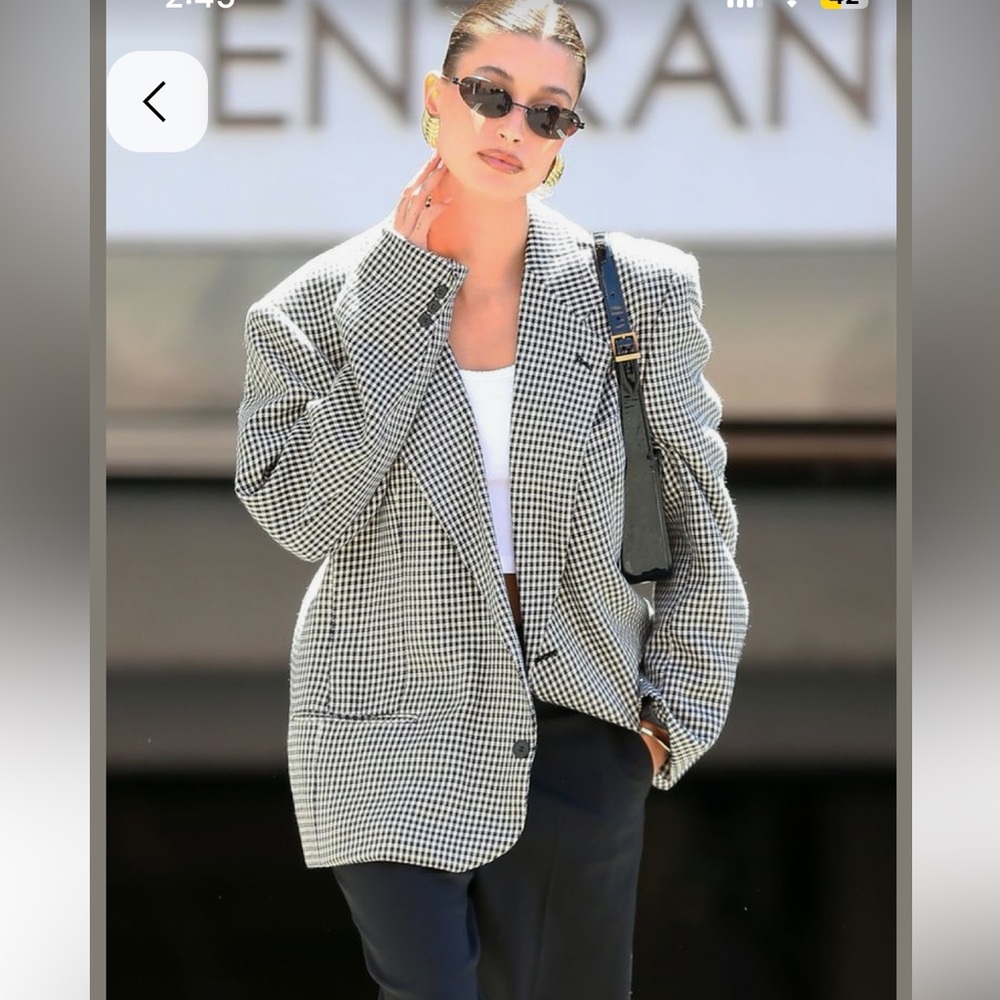 Houndstooth Women's Blazer